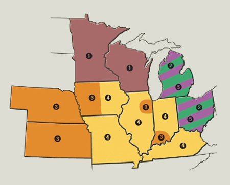 Seeds For Commercial Vegetable Growers — Colored Map in Beecher, IL Seeds For Commercial Vegetable Growers — Colored Map in Beecher, IL