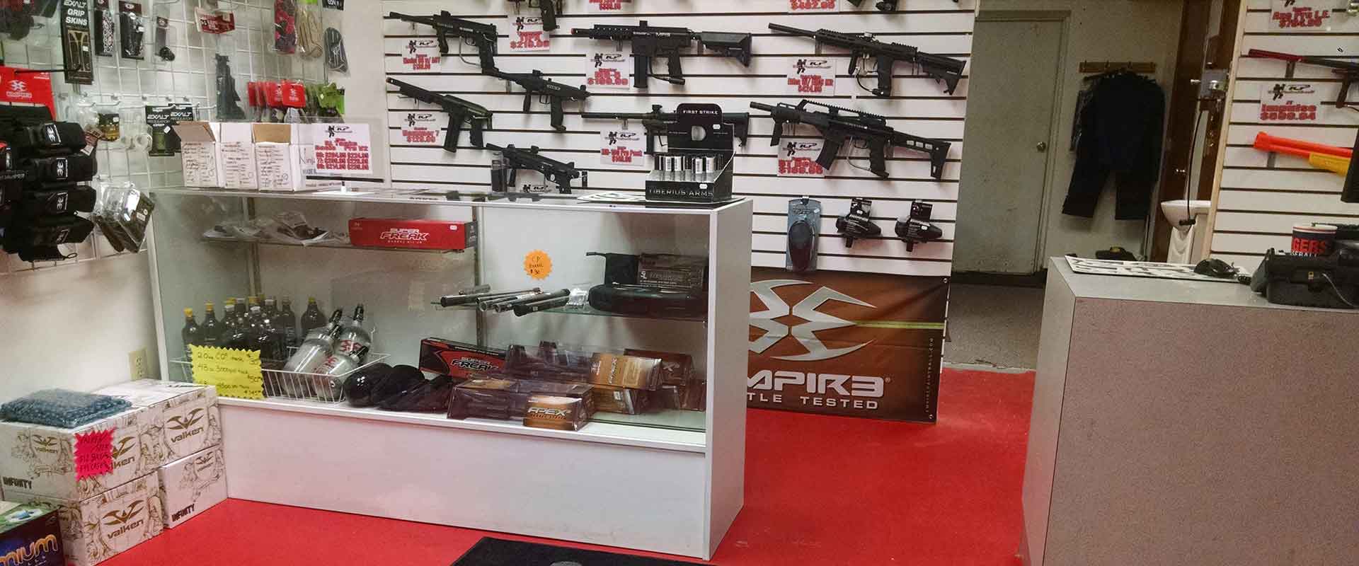 Pro Shop TC Paintball Park Lansing