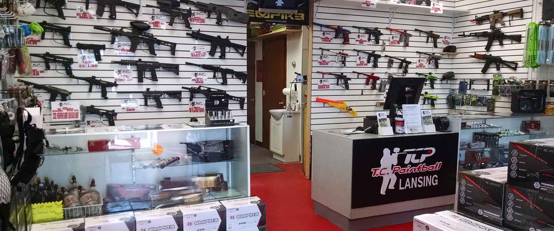 Pro Shop TC Paintball Park Lansing