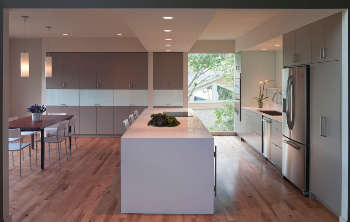 Modern High Gloss Kitchen Cupboards Duco Spray Kitchens