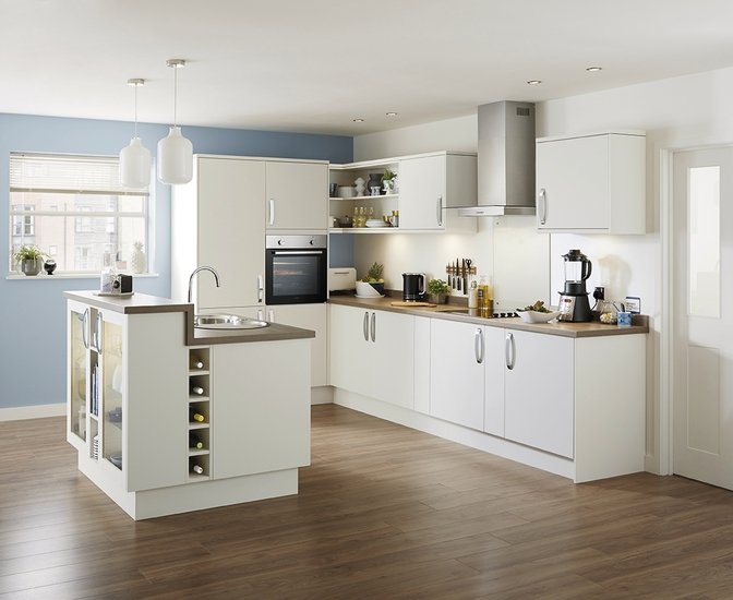 Modern High Gloss Kitchen Cupboards Duco Spray Kitchens