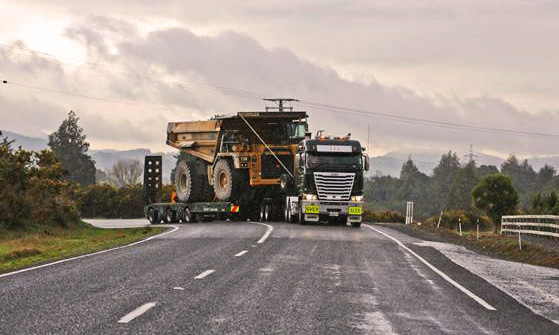 Transporting machinery