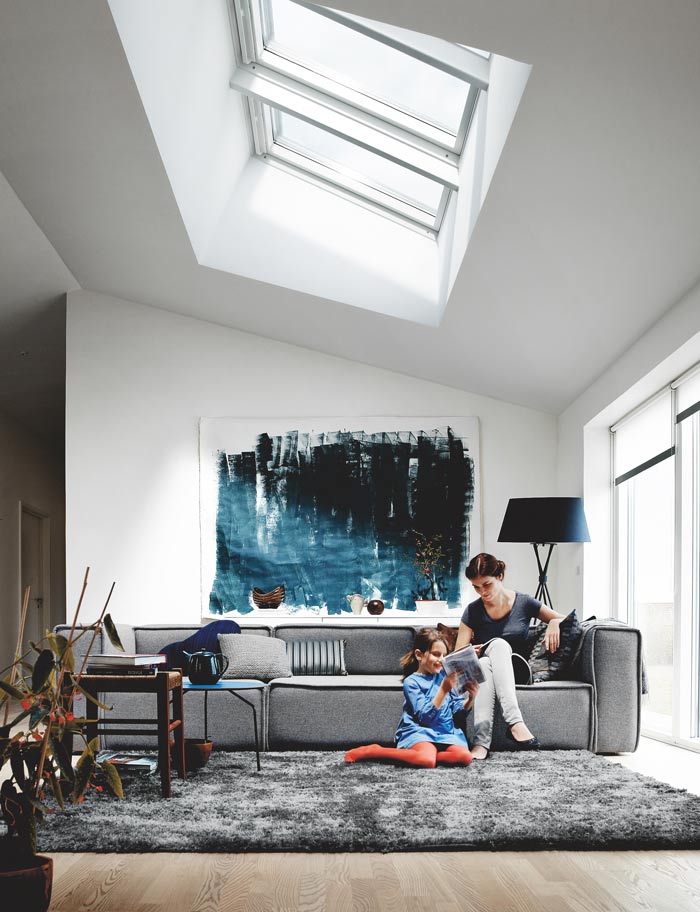 living room skylight