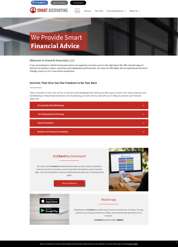 My Client Key The Grand Daddy - Red Template