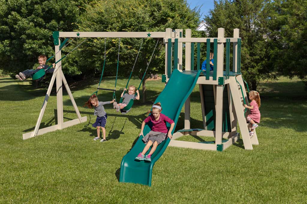 PVC Playground Swing & Slide Sets Coram, Long Island, Medford, Southampton, The Hamptons NY