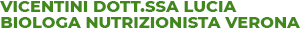 VICENTINI DOTT.SSA LUCIA BIOLOGA NUTRIZIONISTA VERONA - LOGO