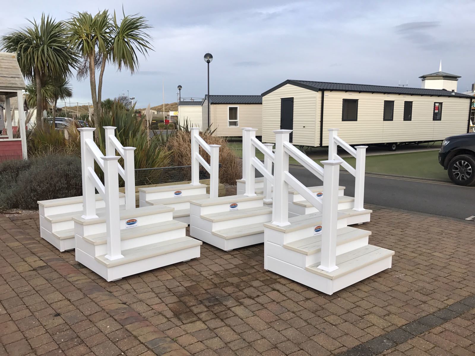Caravan Decking, Lodge Decking, Steps, Ramps, Skirting
