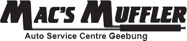 Macs Muffler Geebung logo