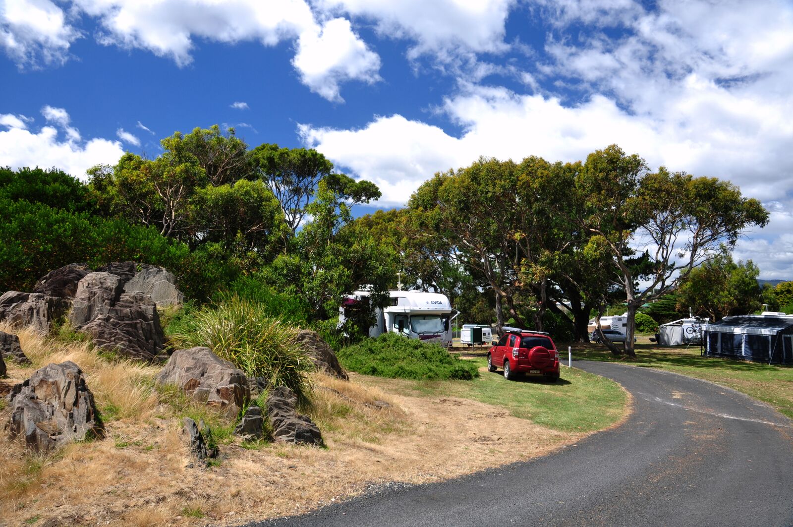 Campsites Devonport, TAS Mersey Bluff Caravan Park