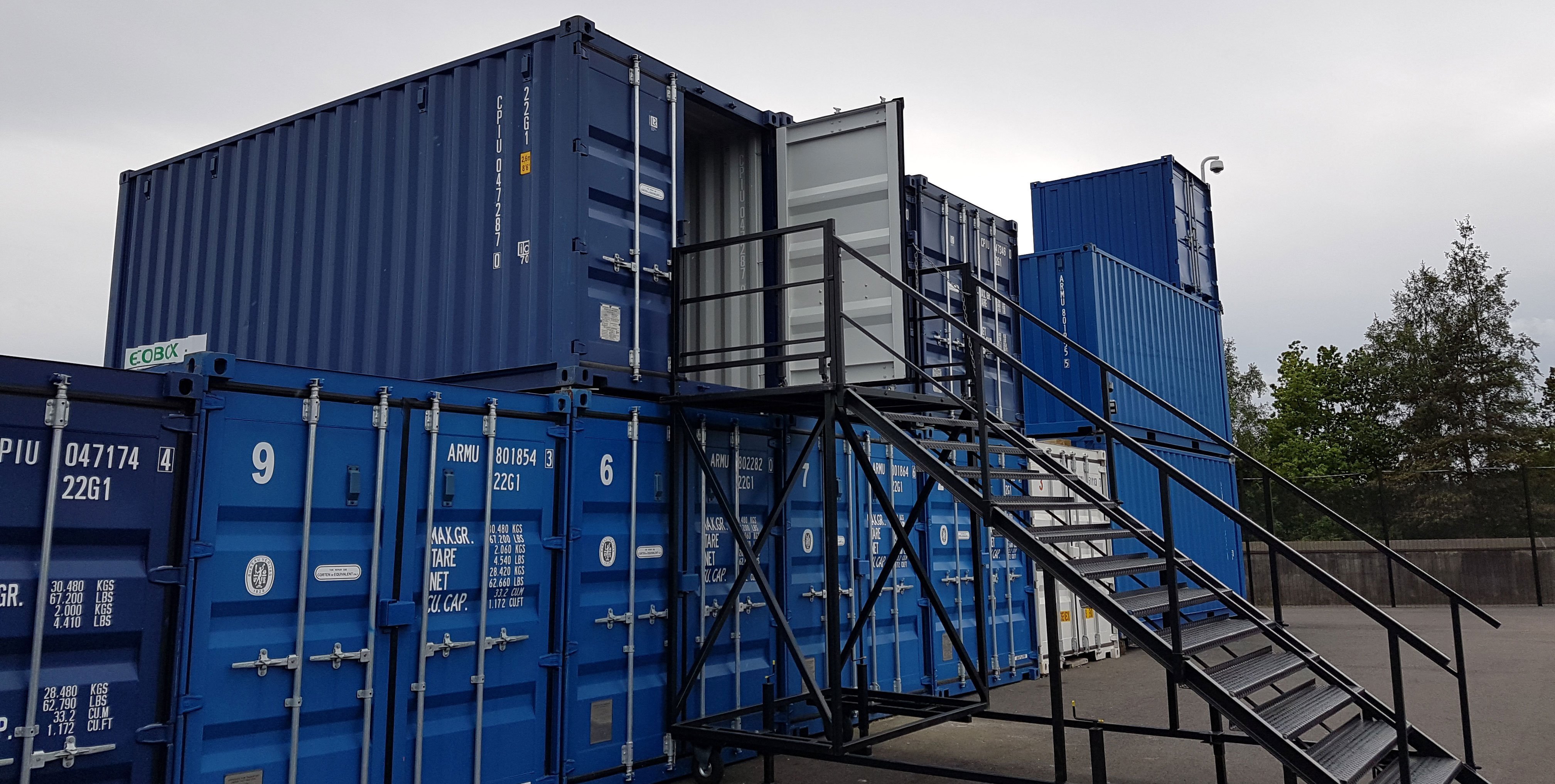 Self storage containers in Chesterfield by