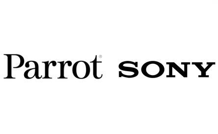 Parrot e Sony Logo