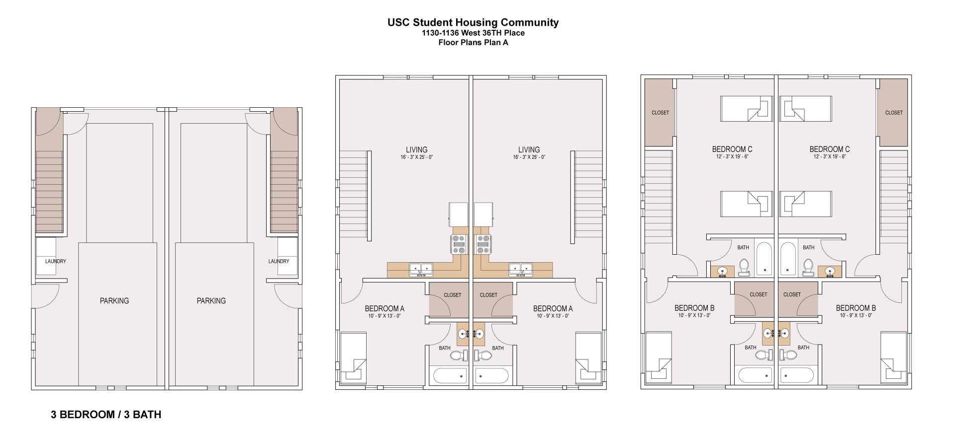 11301136 West 36th Place Southland Dev Student Housing