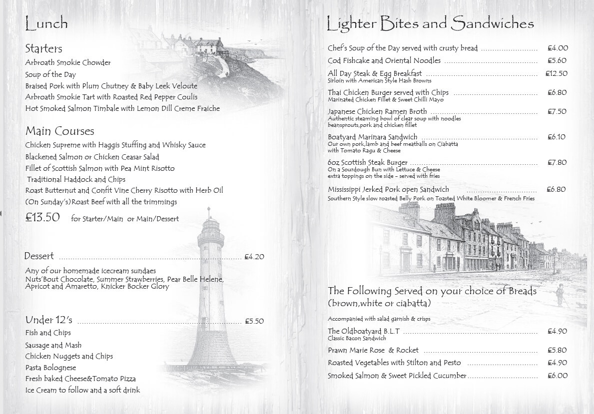 Beach Side Seafood Restaurant Arbroath Old Boatyard