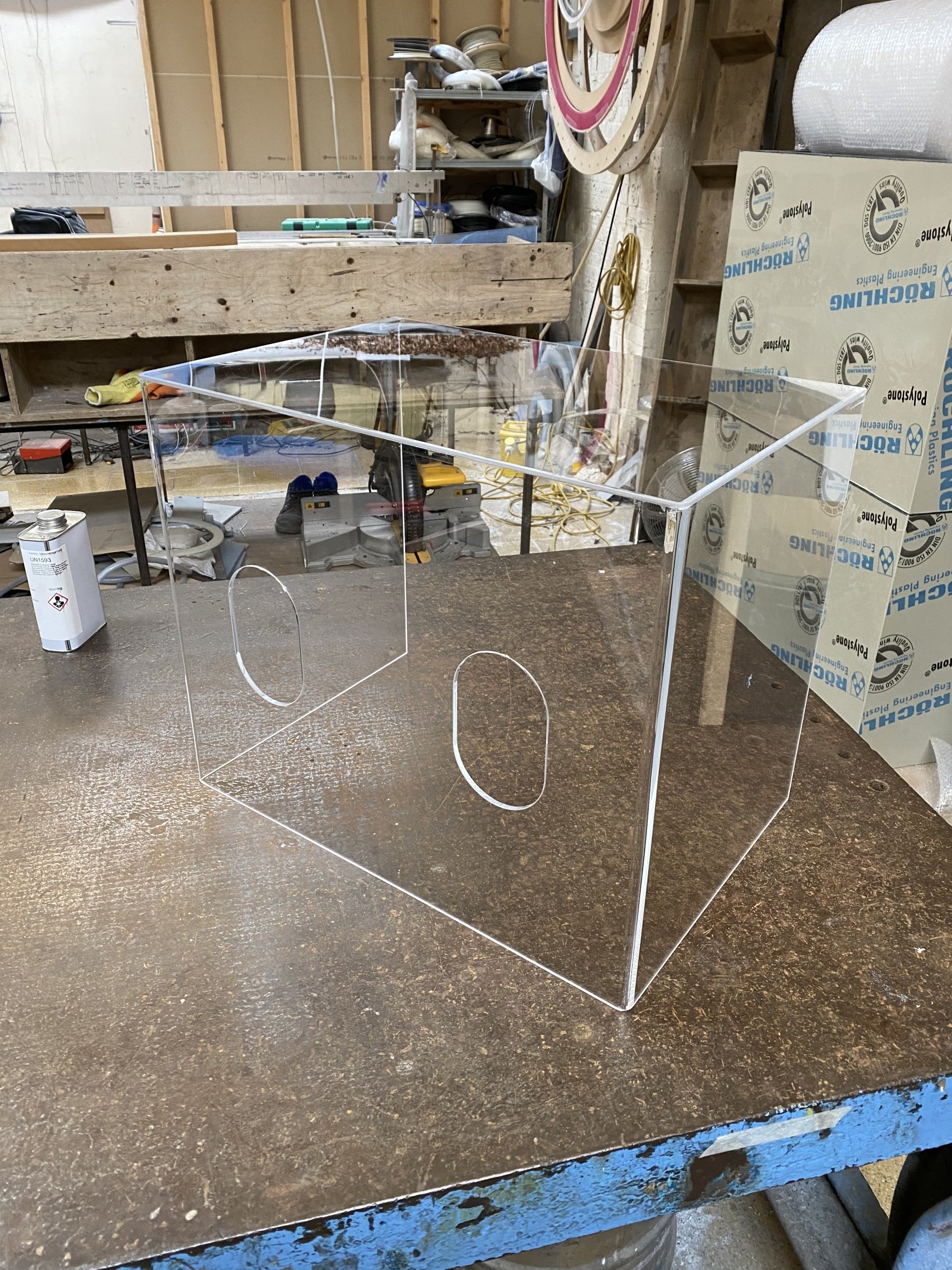 Protective safety screens ATLAS PLASTICS & FABRICATIONS LTD, Leigh