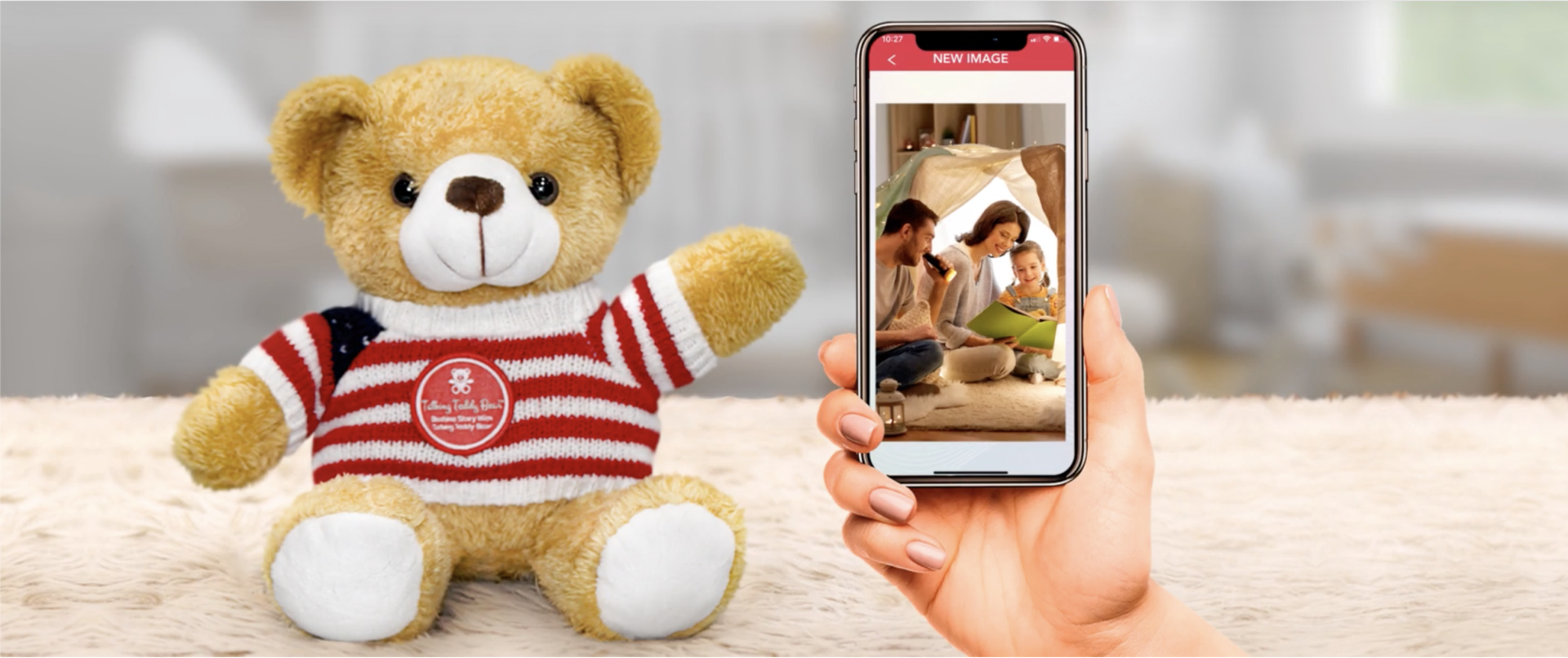 The First NFC Enabled Talking Teddy Bear for Kids!