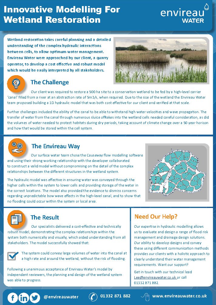 Supporting Wetland Restoration