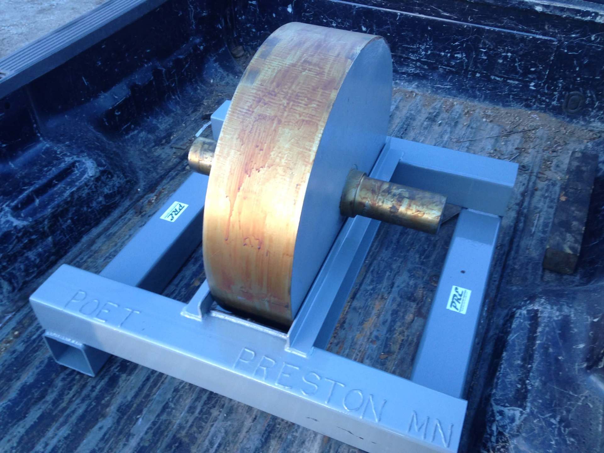 Commercial Rotary Dryer Drum Parts, Trunnion Replacement IA, Trunnions