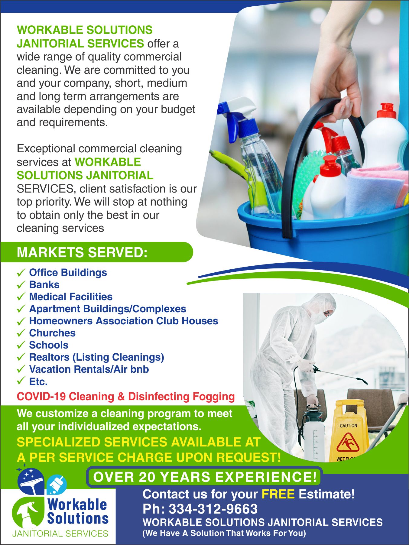 JANITORIAL SERVICES