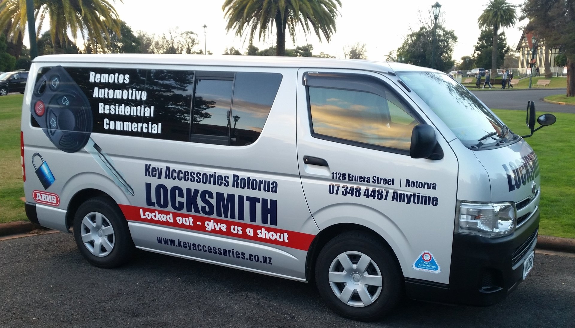 Our locksmith van in Rotorua