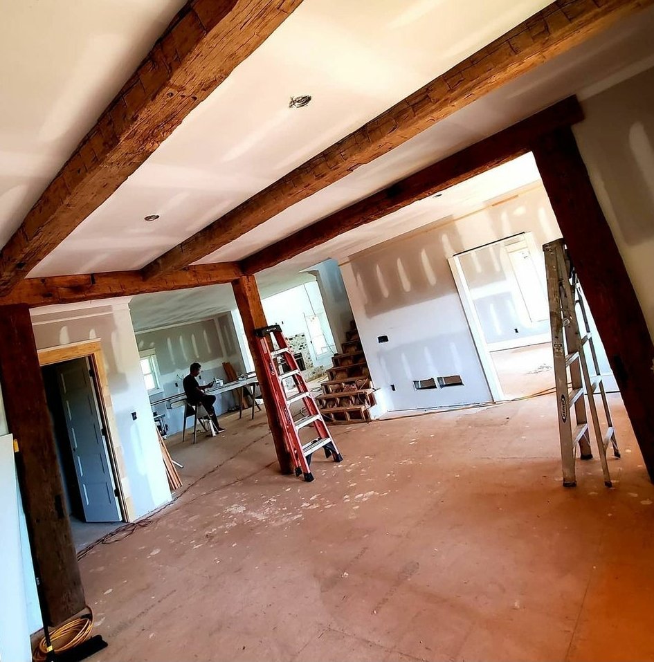 Hand Hewn Beams