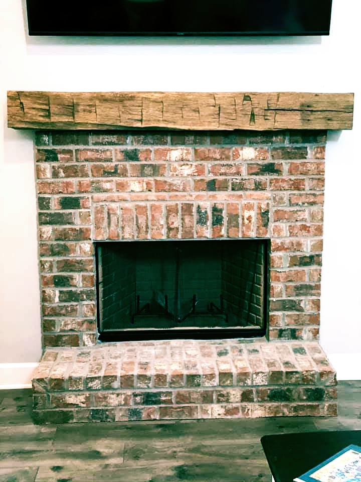 Rustic Fireplace Mantel