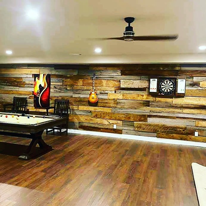 barnwood accent wall