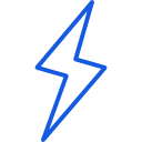 Lightning strike icon