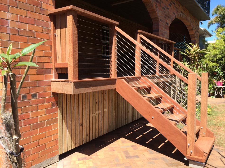 Timber Stairs and Handrails in Brisbane Brisbane Decks