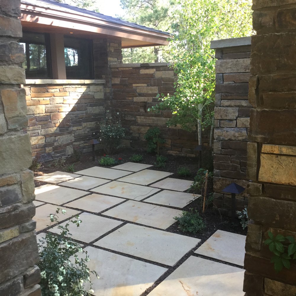 Professional Irrigation Repair — Tiled Garden For Small Balcony in Flagstaff, AZ