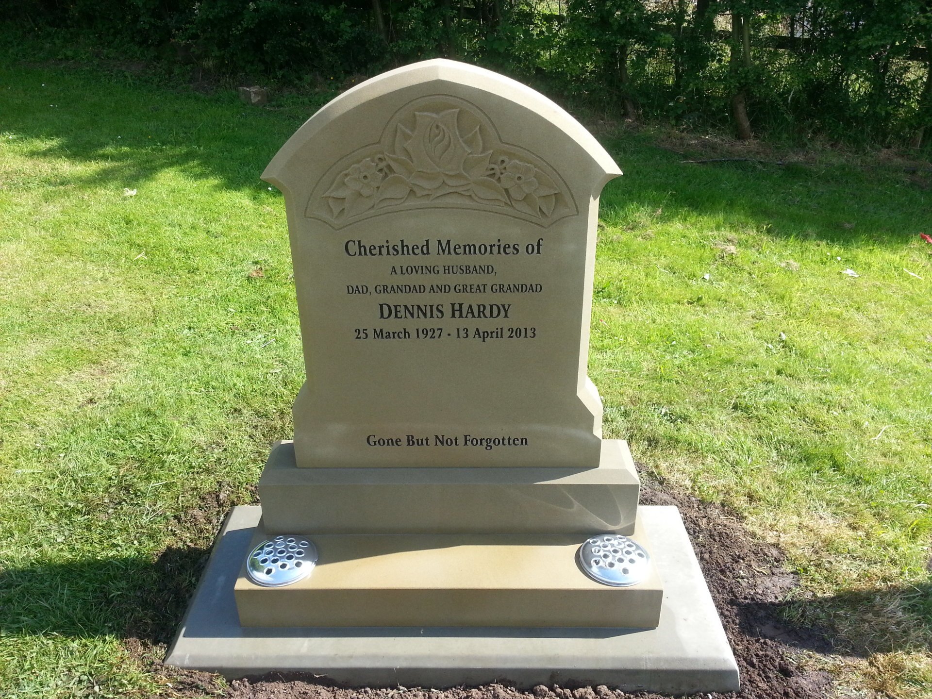 Granite headstones by memorial masons in Leeds