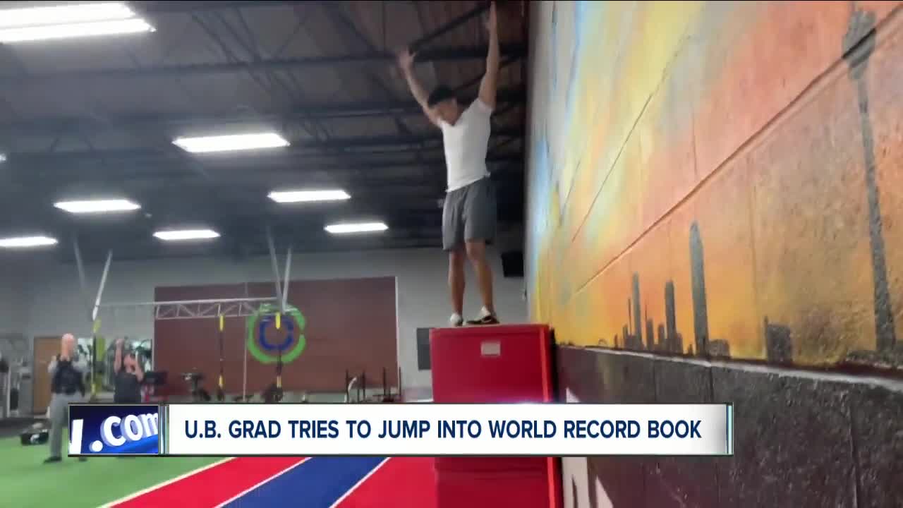 Highest standing jump Chris Spell