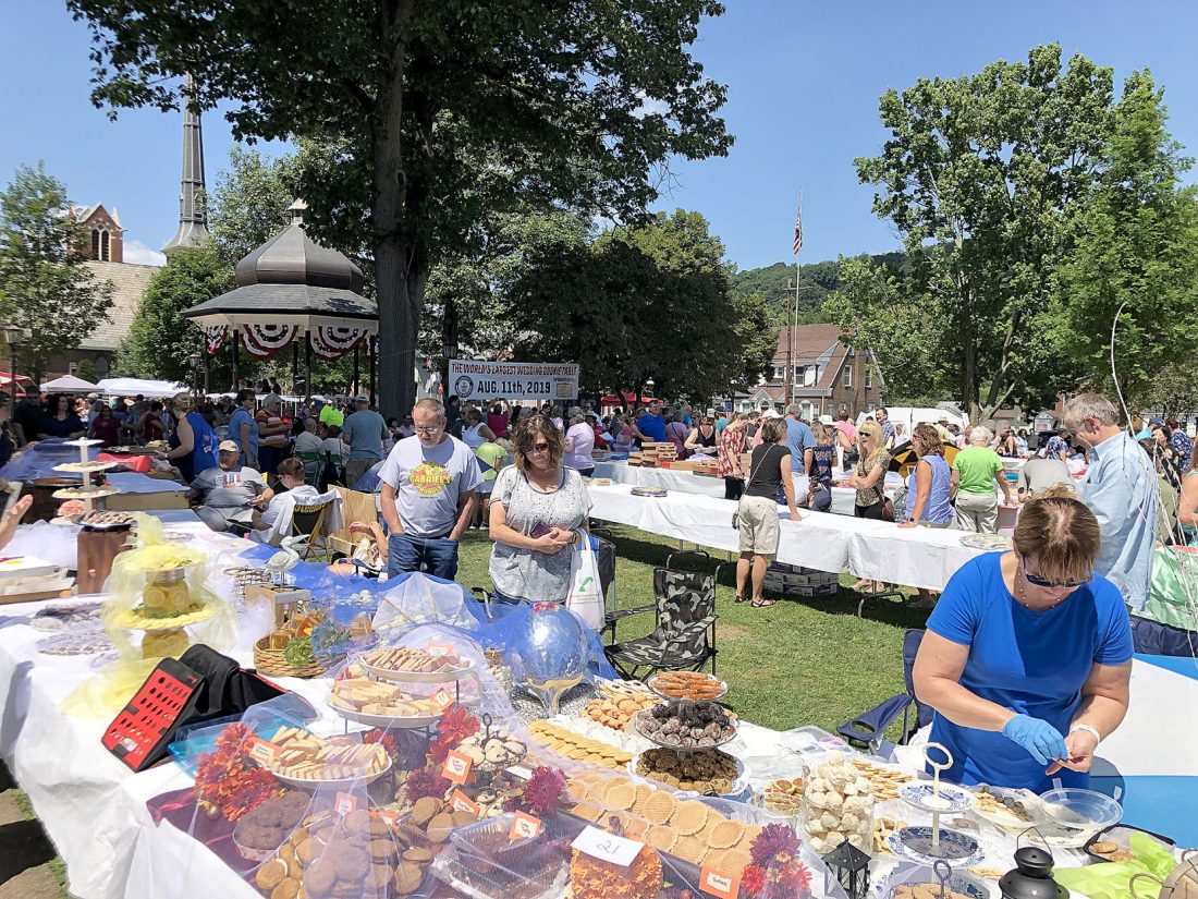 Largest Wedding Cookie Table: The Monongahela Area Historical Society