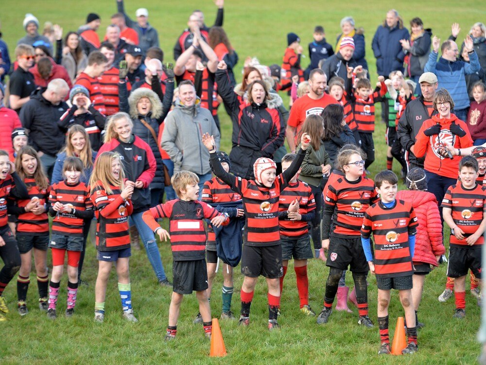 Largest rugby union lesson Oswestry Rugby Club