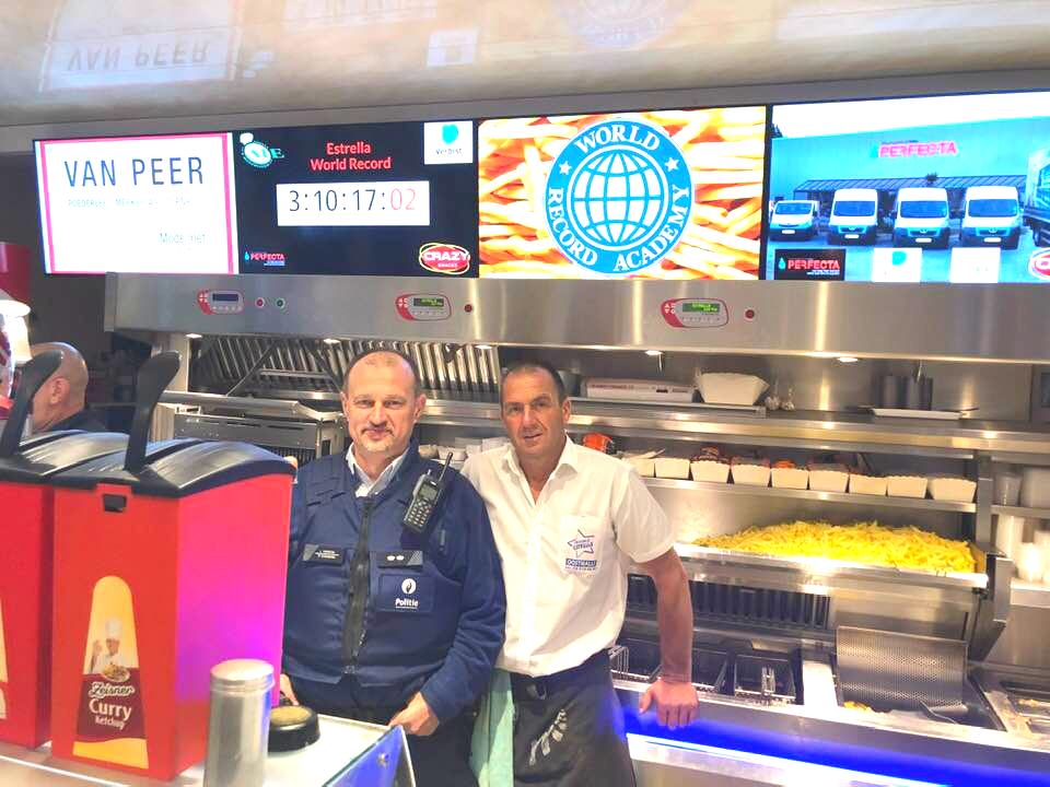 First cooking marathon video live streamed: Luc Driesen sets world record