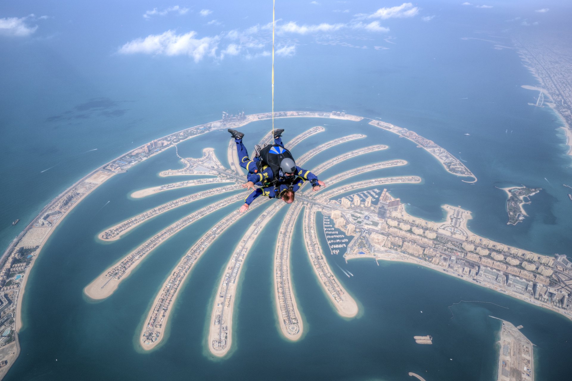 Fastest time to tandem skydive all seven continents: James C. Wigginton and Thomas J. Noonan lll set world record