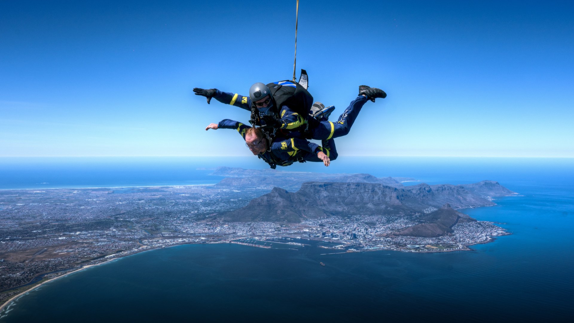 First Person to Skydive from 7 Miles high and Dive in a submersible: James C. Wigginton sets world record