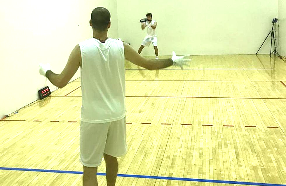 Most consecutive ultimate flying disc (frisbee) passes by a pair world