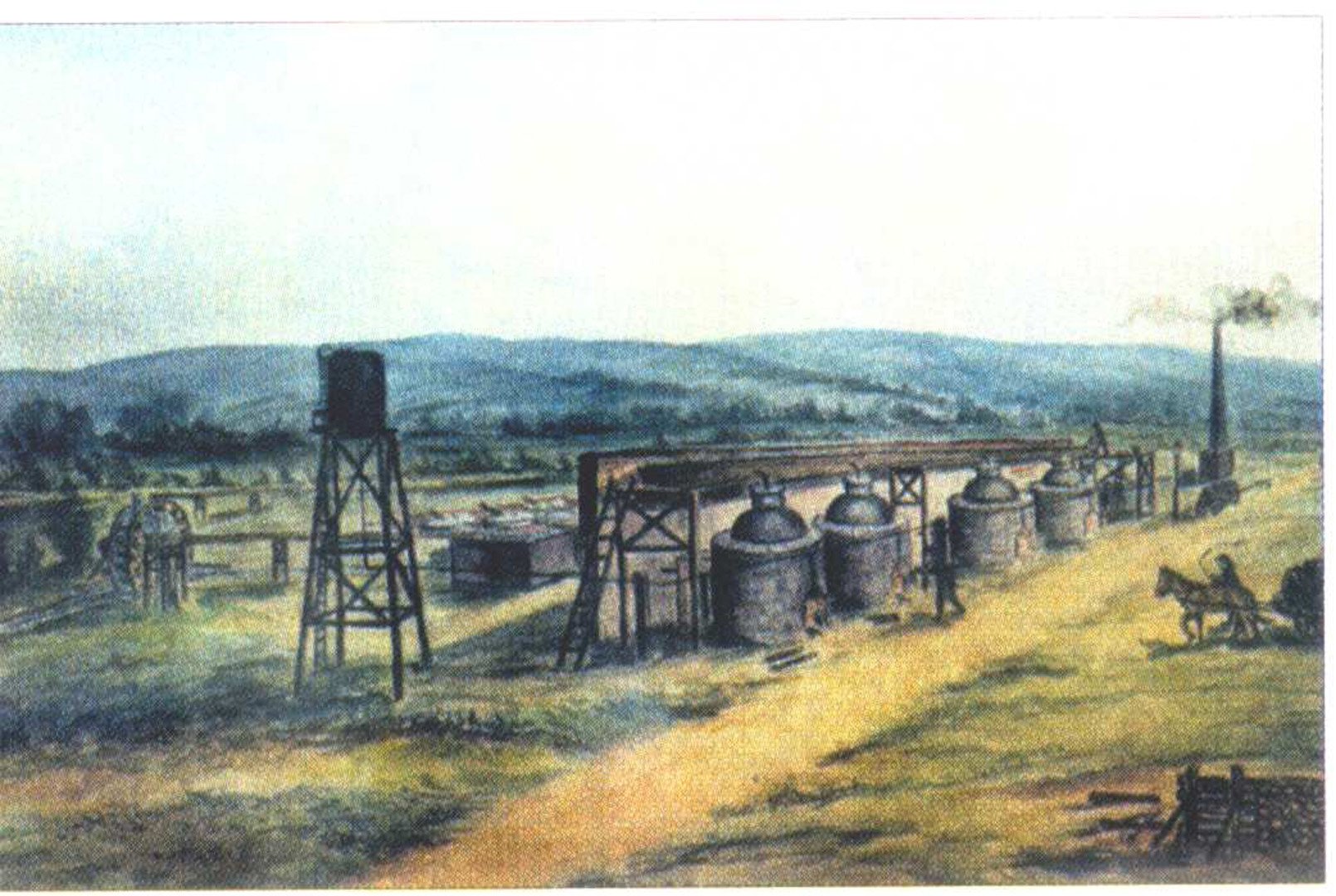 World's first oil refinery the city of Ploiesti