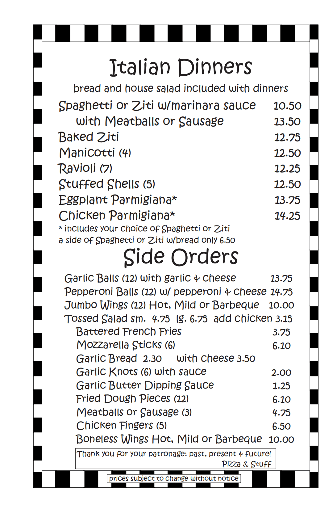 Pizza & Stuff - Fishkill's Favorite