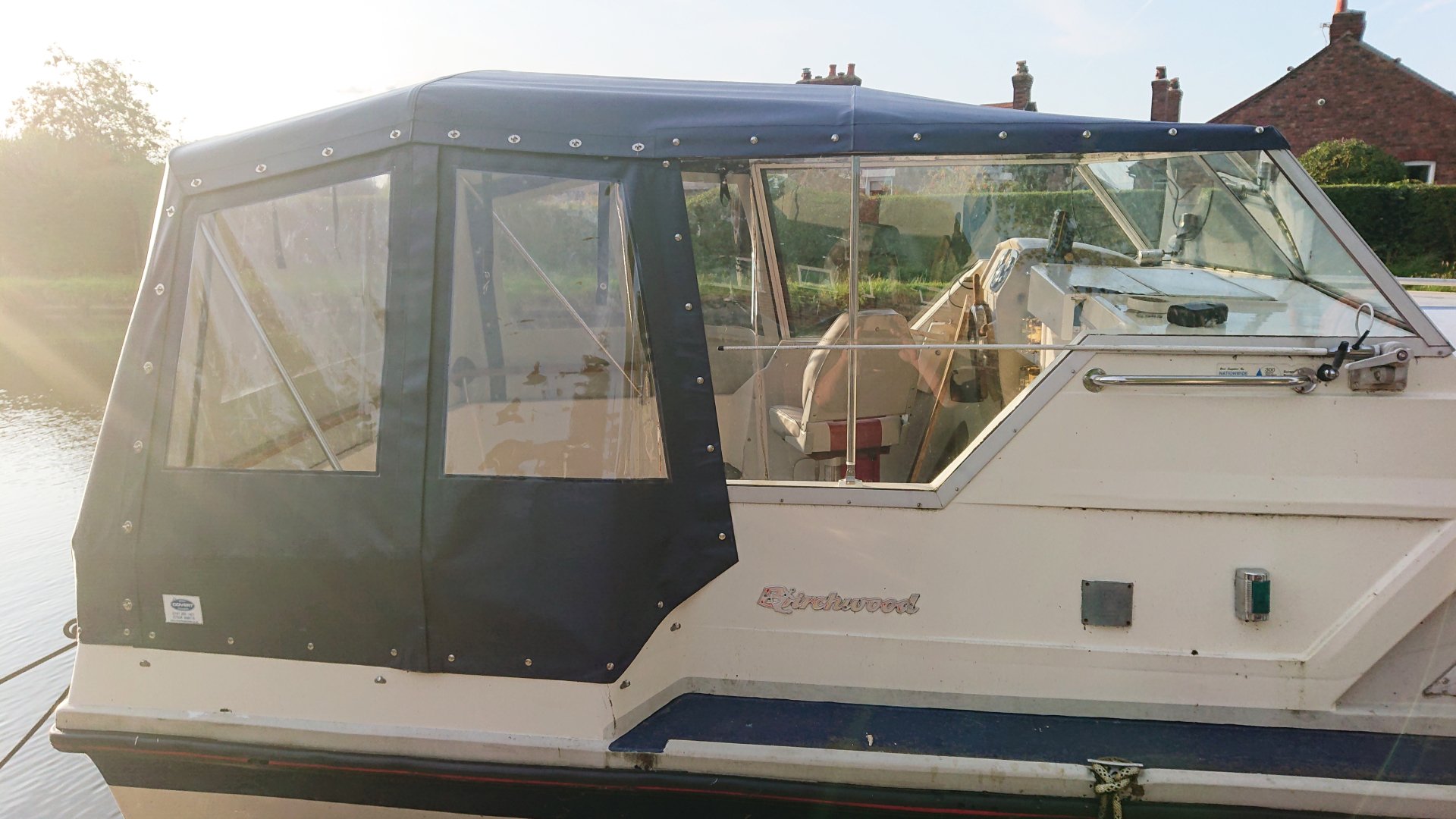 Fibreglass cruiser canopies Covert Boat Covers