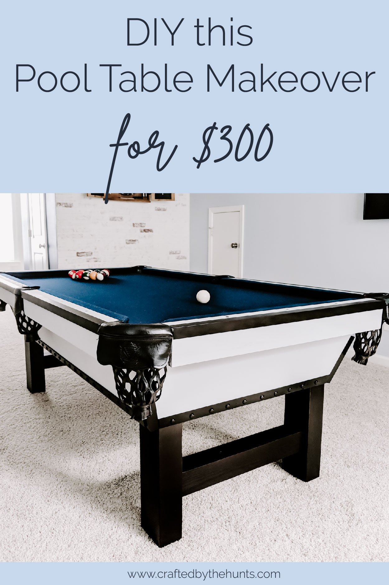 DIY Pool Table Makeover