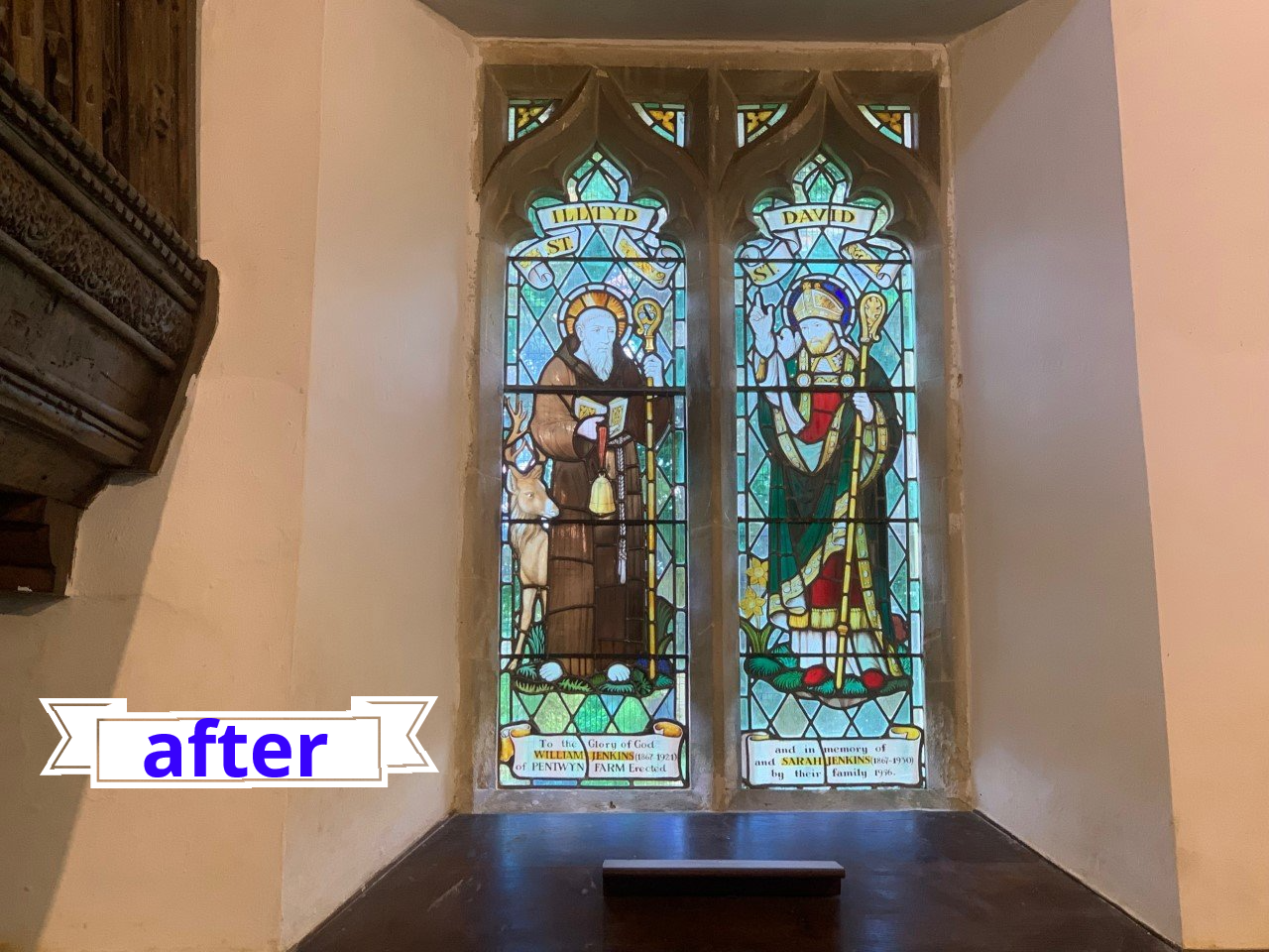 Stained glass window repairs Ashdown (Sales) Ltd
