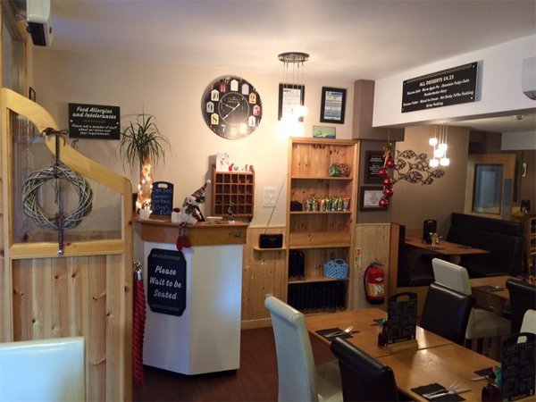 Interior view of the Robertson Fish and Chip Restaurant