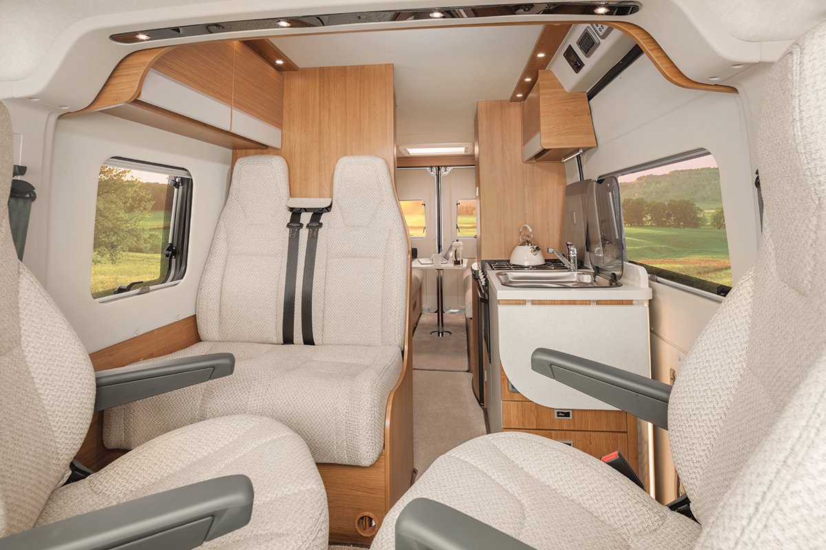 2 Berth Campervan Hire Tribute 680 from Wests Motorhome Hire UK