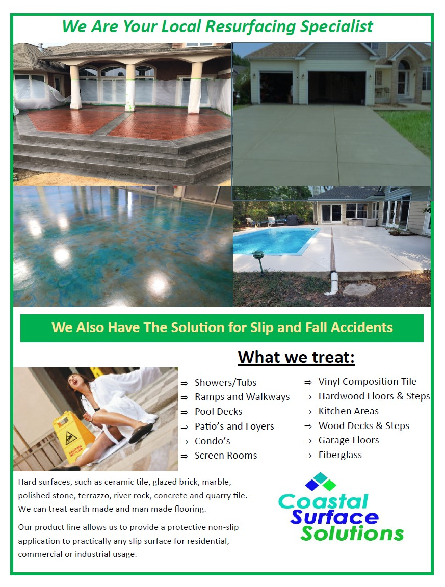 Garage Epoxy Floor Myrtle Beach & Hilton Head Island, SC Coastal