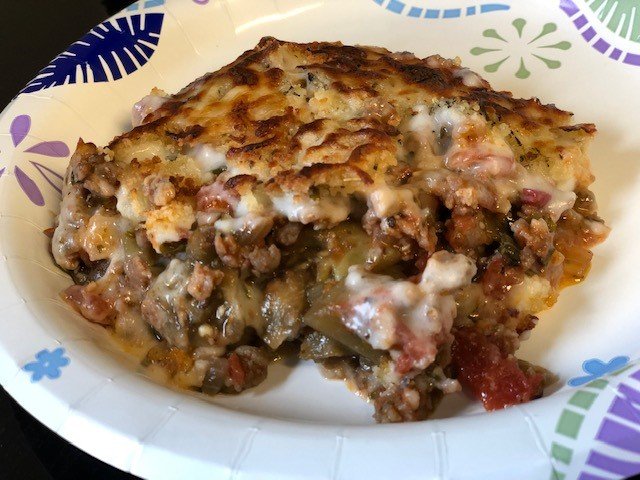 Eggplant & Sausage Bake - September 2019