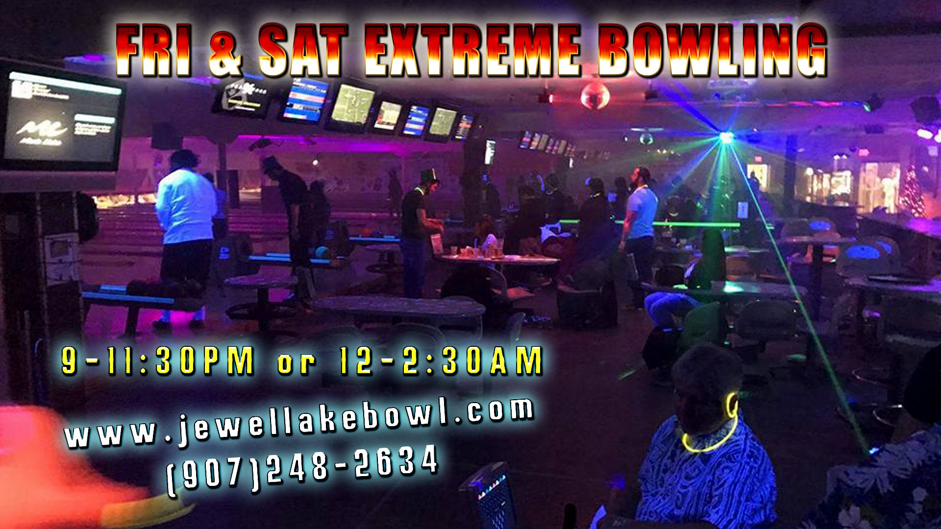 Extreme Bowling Anchorage, AK Jewel Lake Bowling Center
