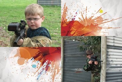burrungule park paintball children playing