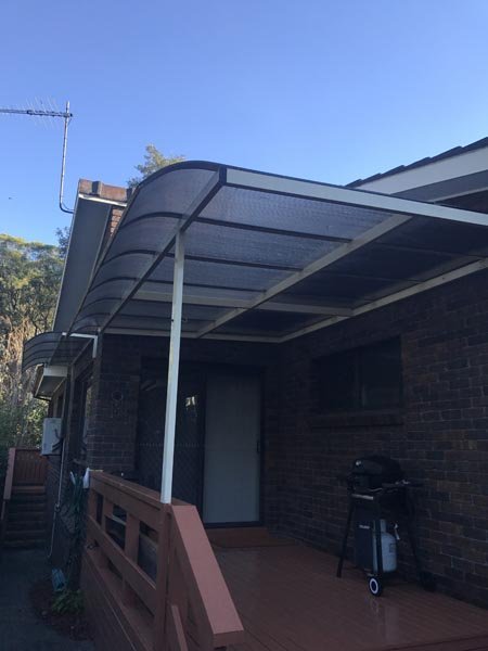 Installed sky light roof