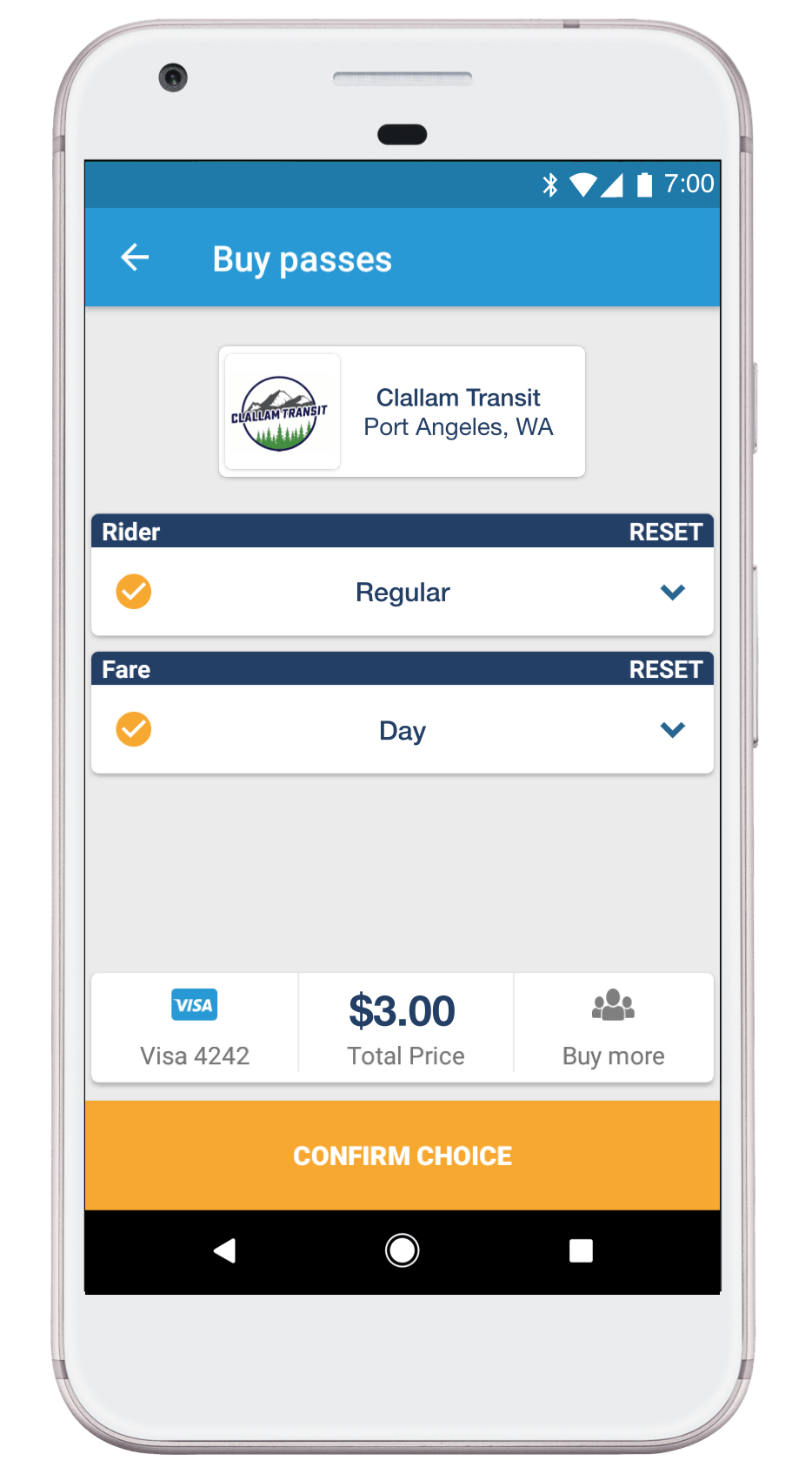 Mobile Ticketing (Token Transit)